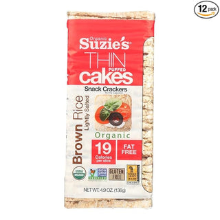 Suzie's Organic Thin Cake (12 Pack)