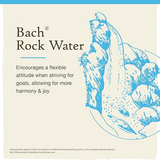 Bach Original Flower Remedies, Rock Water for Flexibility (Non-Alcohol Formula), 10mL Dropper